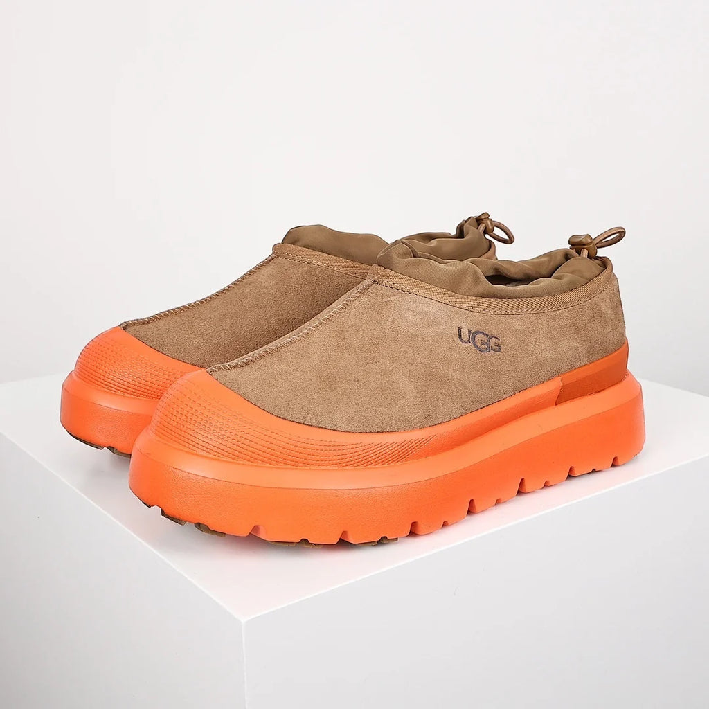 UGG Closed-Toe Low-Top Snow Boots – Bronze | Warm-Lined Unisex Winter Boots
