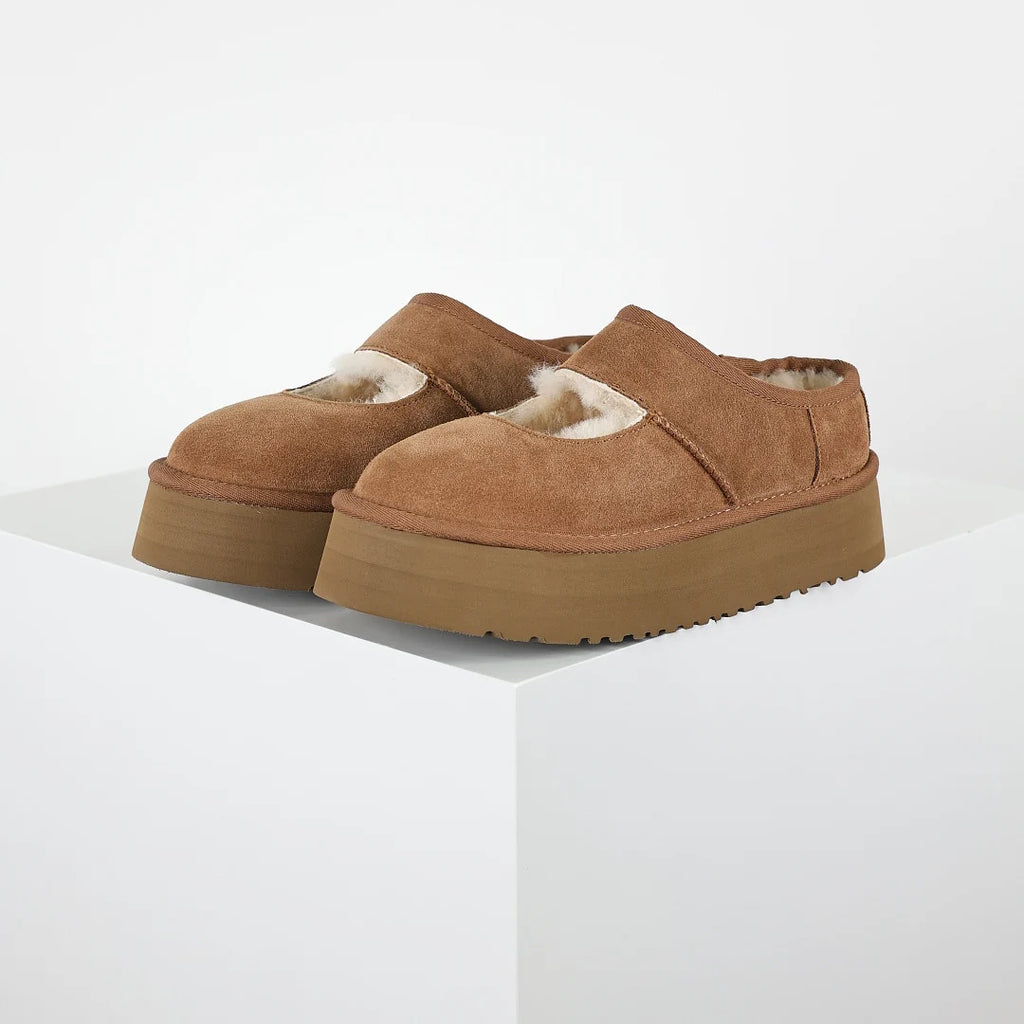 UGG Platform Short Snow Boot – Chunky Sole, Warm-Lined Women's Winter Boot