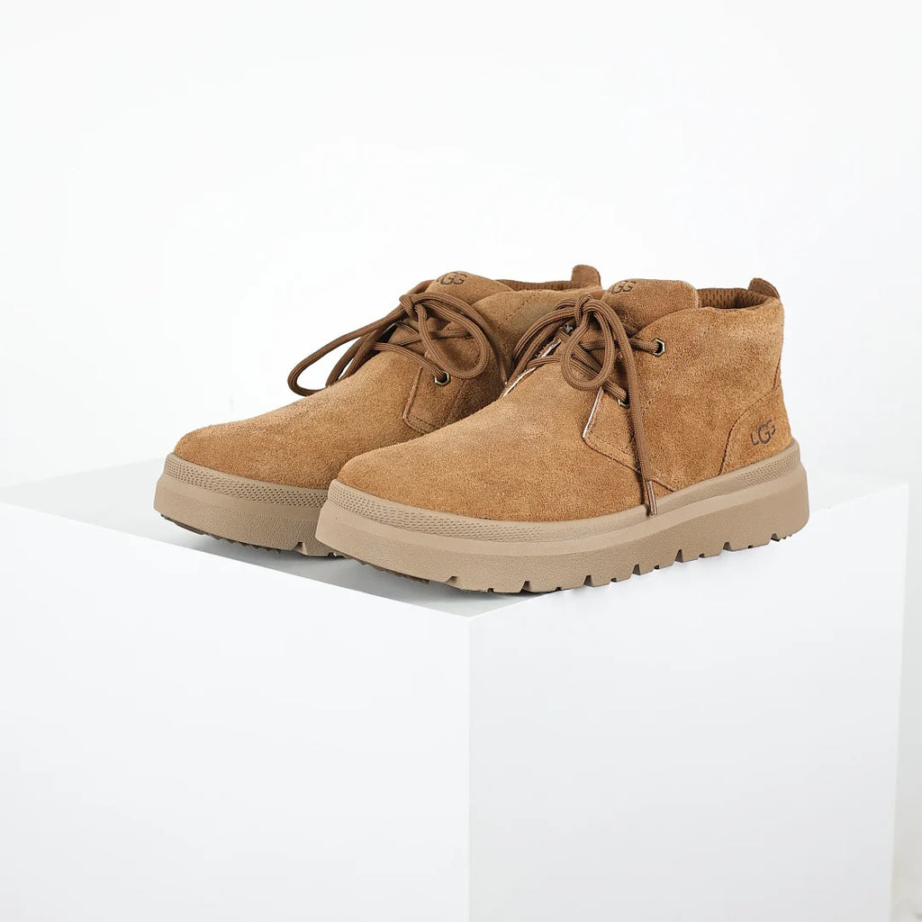 UGG Neumel Platform Boot – Chestnut | Men's Lace-Up Chukka with Chunky Lug Sole