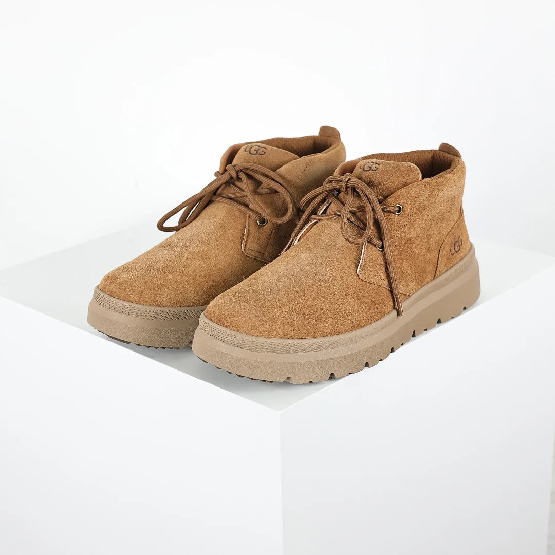 UGG Neumel Platform Boot – Chestnut | Men's Lace-Up Chukka with Chunky Lug Sole