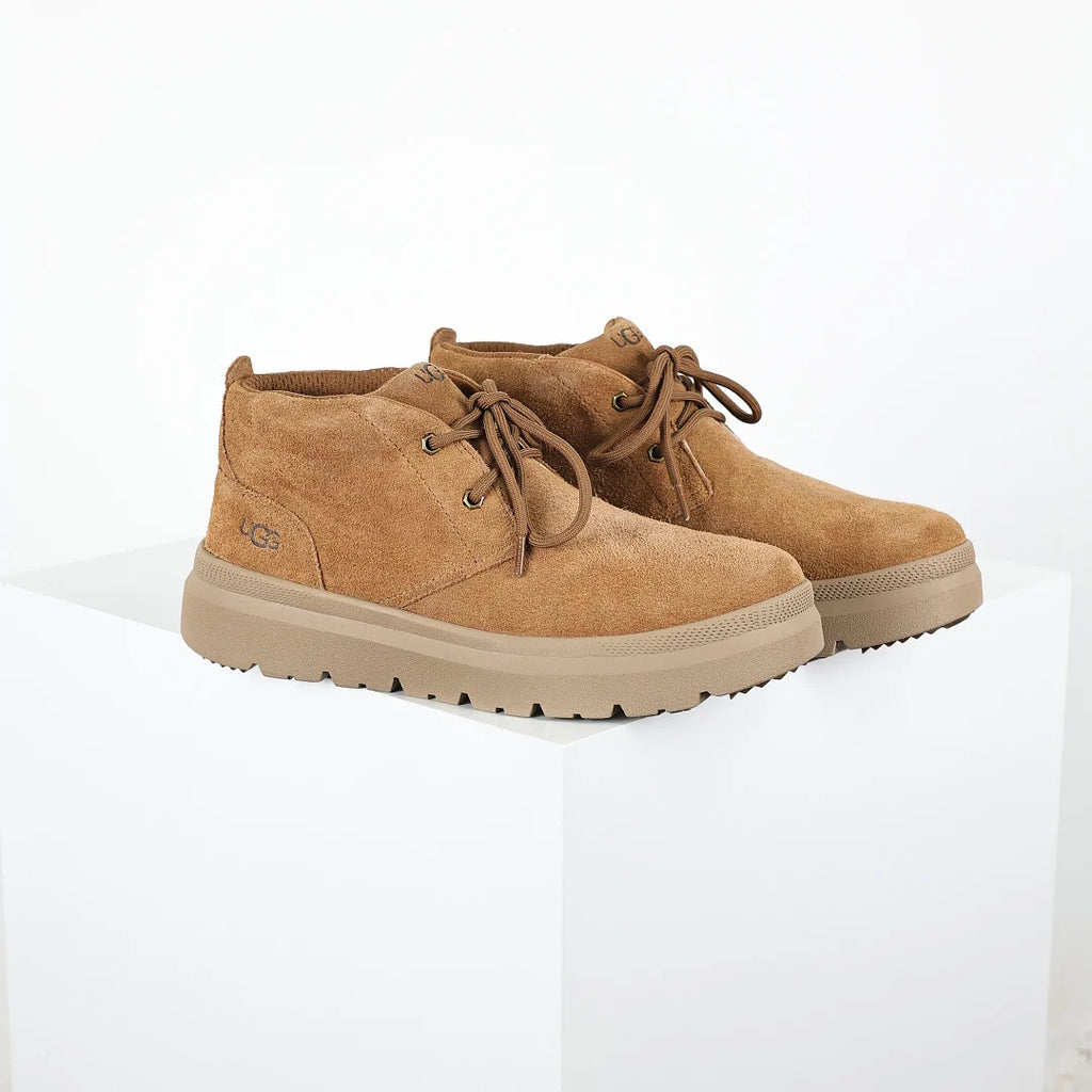 UGG Neumel Platform Boot – Chestnut | Men's Lace-Up Chukka with Chunky Lug Sole