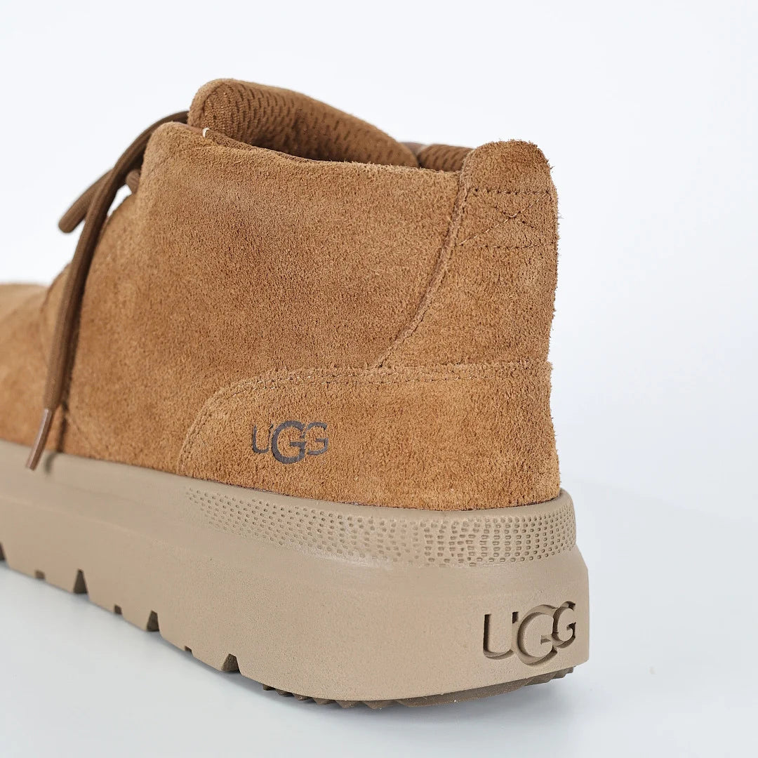 UGG Neumel Platform Boot – Chestnut | Men's Lace-Up Chukka with Chunky Lug Sole