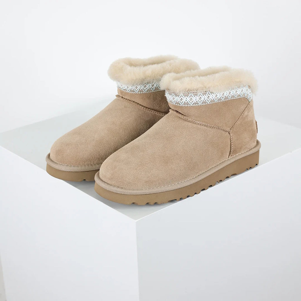 UGG Platform Short Snow Boot – Chunky Sole, Warm-Lined Women's Winter Boot