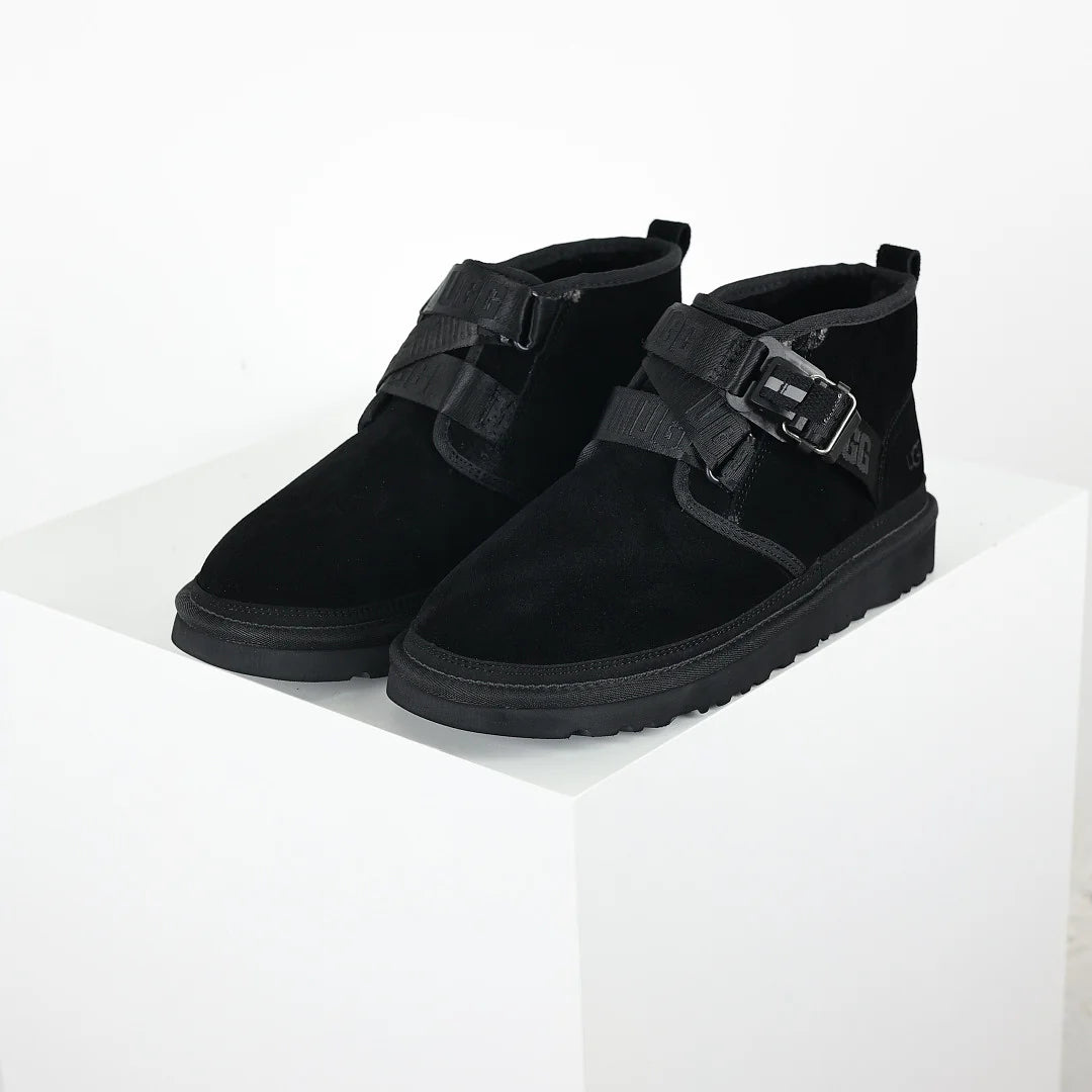 UGG Platform Short Snow Boot – Chunky Sole, Warm-Lined Men's Winter Boot