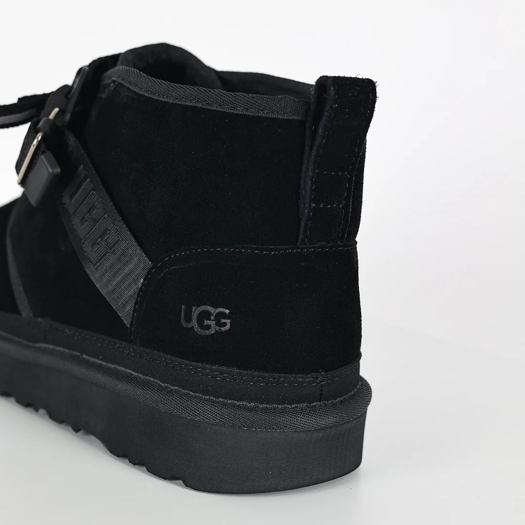 UGG Platform Short Snow Boot – Chunky Sole, Warm-Lined Men's Winter Boot