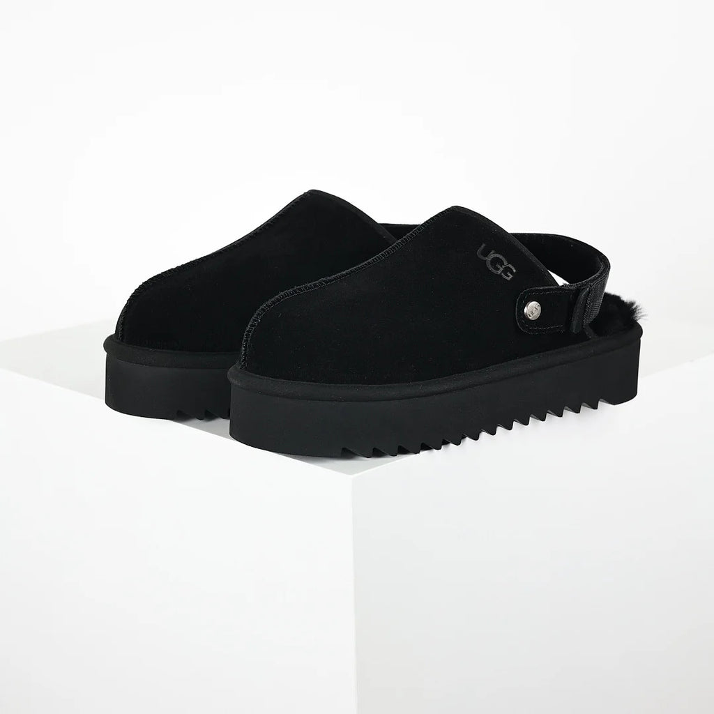 UGG Tazz Platform Mule Slipper – Chunky Sole, Warm-Lined Women's Slip-On