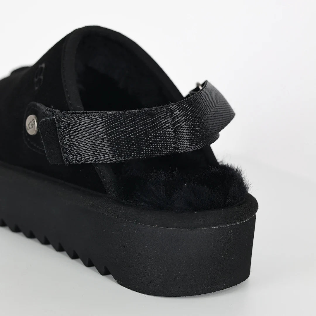 UGG Tazz Platform Mule Slipper – Chunky Sole, Warm-Lined Women's Slip-On