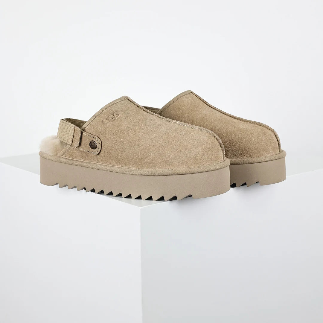 UGG Tazz Platform Mule Slipper – Chunky Sole, Warm-Lined Women's Slip-On
