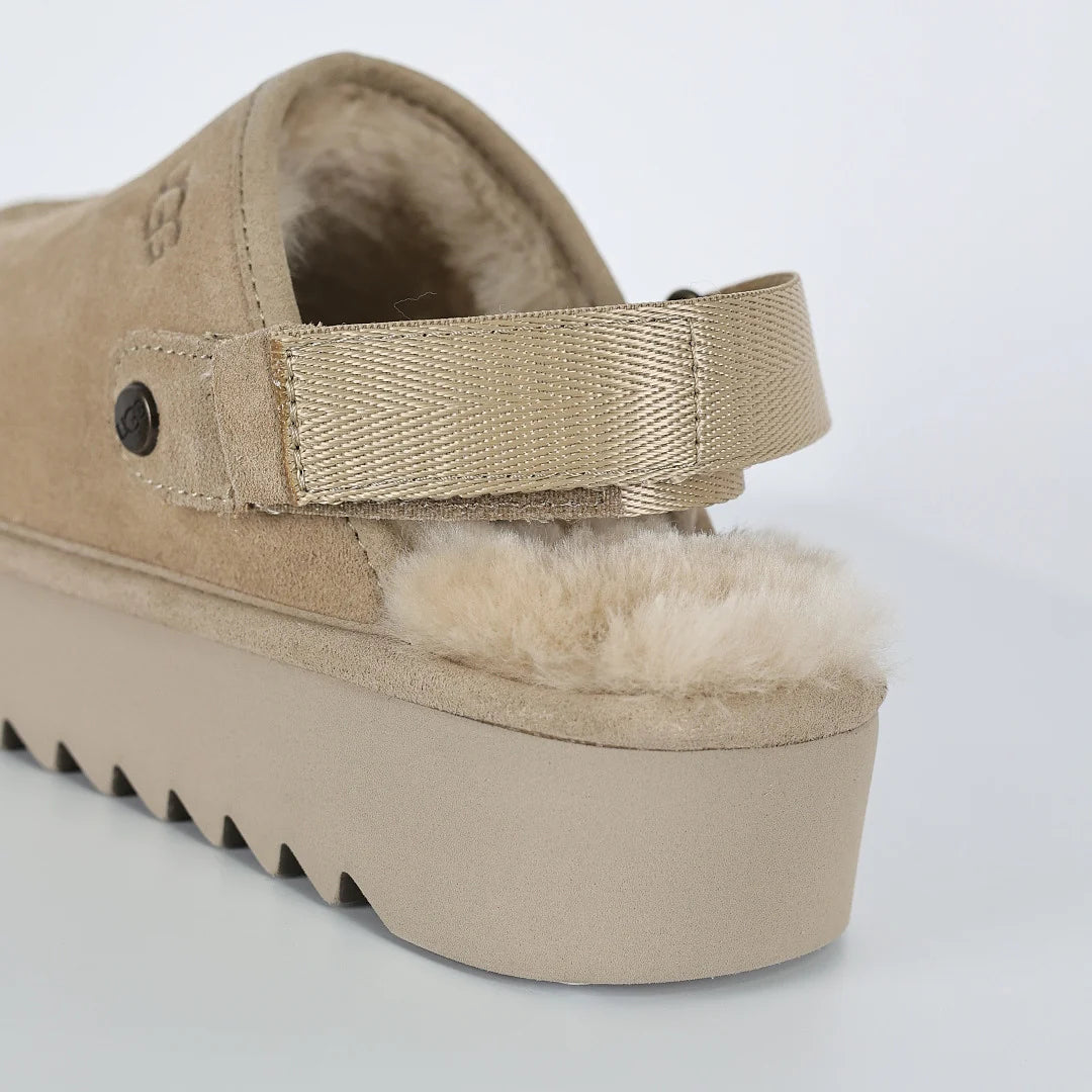 UGG Tazz Platform Mule Slipper – Chunky Sole, Warm-Lined Women's Slip-On
