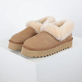 UGG Classic Ultra Mini Platform Boot – Chestnut | Overflowing Shearling-Cuff Women's Platform Ankle Boot