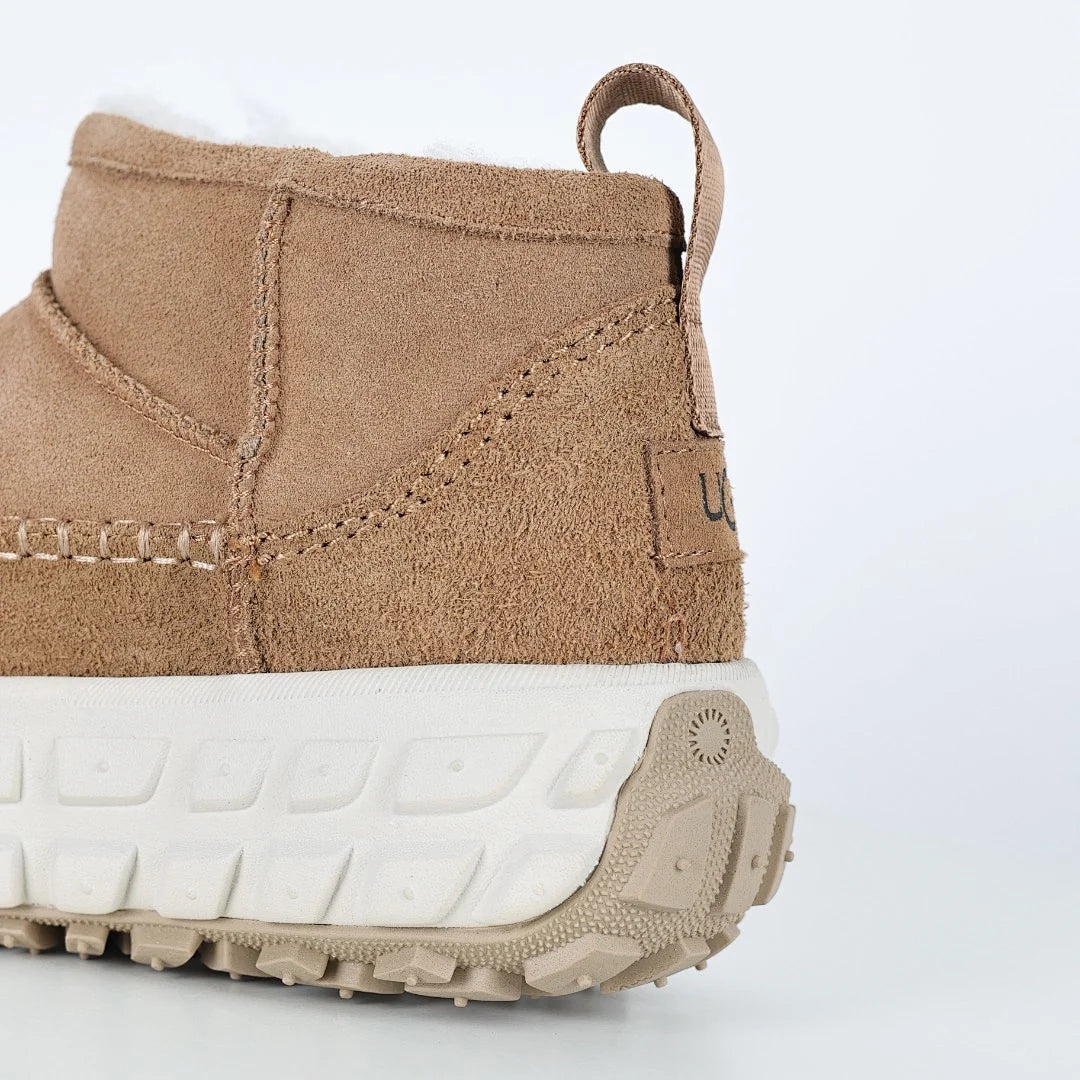 UGG Moc-Toe Platform Mini Boot – Chestnut | 5cm Chunky Sole Women's Shearling Boot