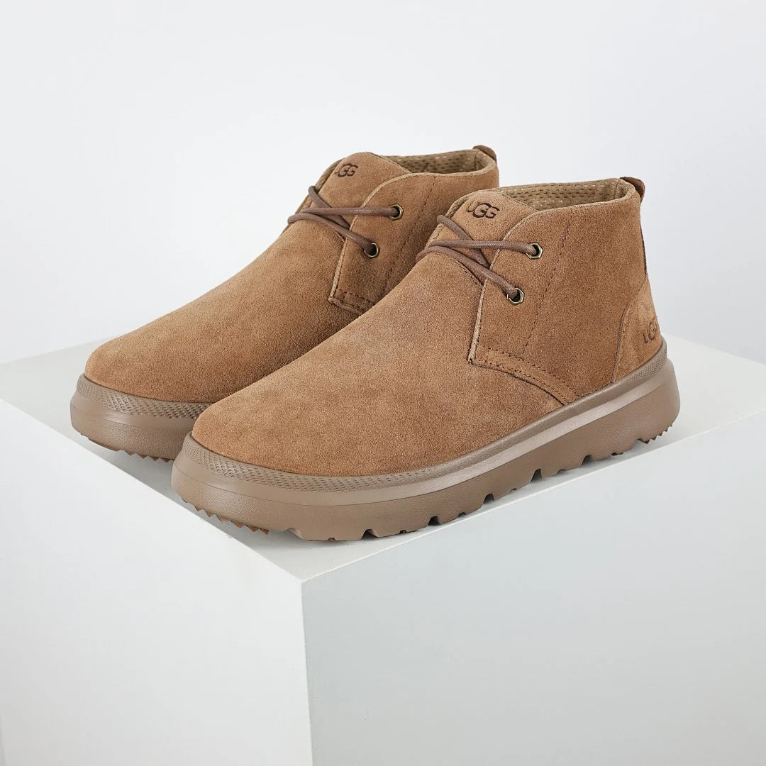UGG Platform Short Snow Boot – Chunky Sole, Warm-Lined Men's Winter Boot