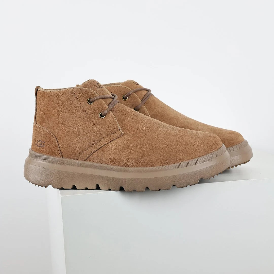 UGG Platform Short Snow Boot – Chunky Sole, Warm-Lined Men's Winter Boot
