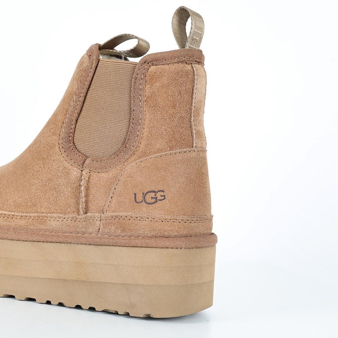 UGG Platform Chelsea Boot – Sand | 5cm Platform Women's Suede Slip-On Boot