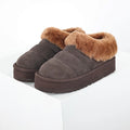UGG Disquette Platform Mule – Chocolate & Caramel | 4cm Quilted Women's Slip-On Slipper