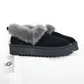 UGG Classic Ultra Mini Platform Boot – Black & Grey | Oversized Shearling-Cuff Women's Platform Boot