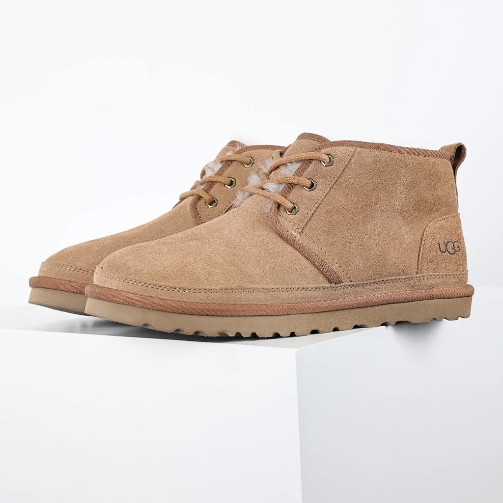 UGG Neumel Boot – Chestnut | Three-Eyelet Lace-Up Shearling-Lined Unisex Chukka