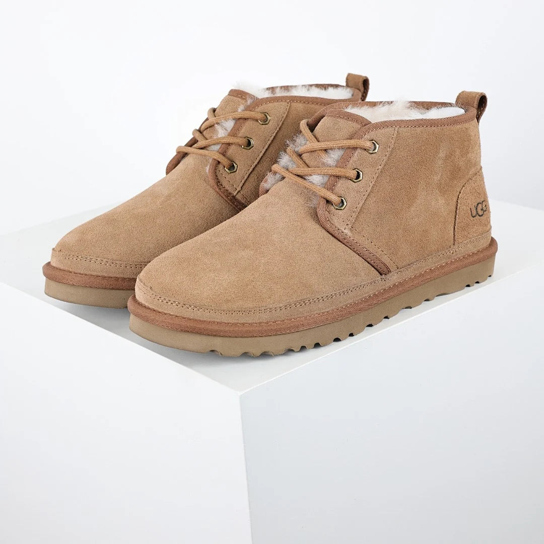 UGG Neumel Boot – Chestnut | Three-Eyelet Lace-Up Shearling-Lined Unisex Chukka
