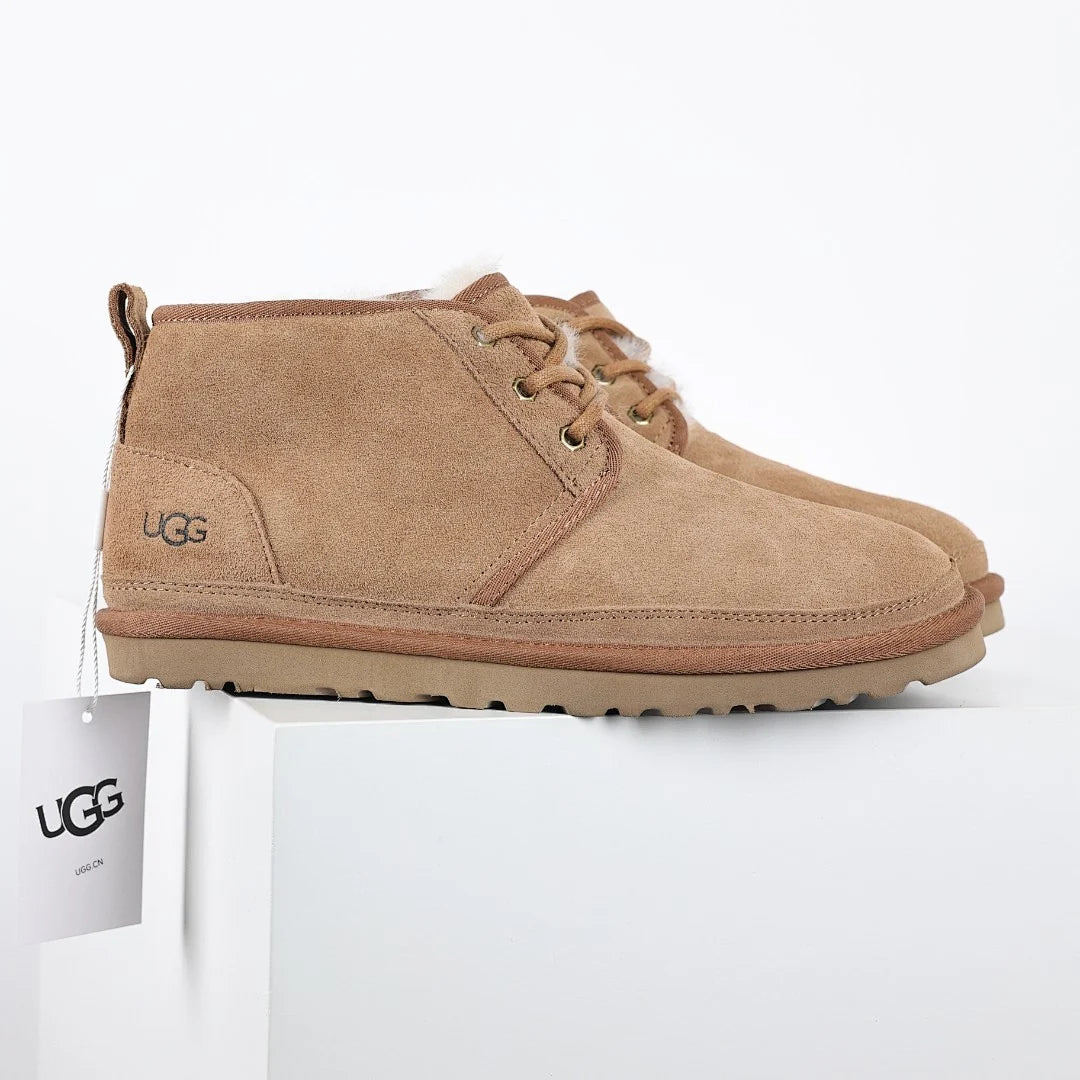 UGG Neumel Boot – Chestnut | Three-Eyelet Lace-Up Shearling-Lined Unisex Chukka