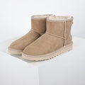 UGG Classic Mini Boot – Sand | Shearling-Lined Unisex Ankle Boot