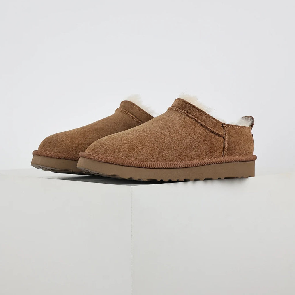 UGG Classic Ultra Mini Boot – Chestnut | Shearling-Lined Women's Slip-On Ankle Boot