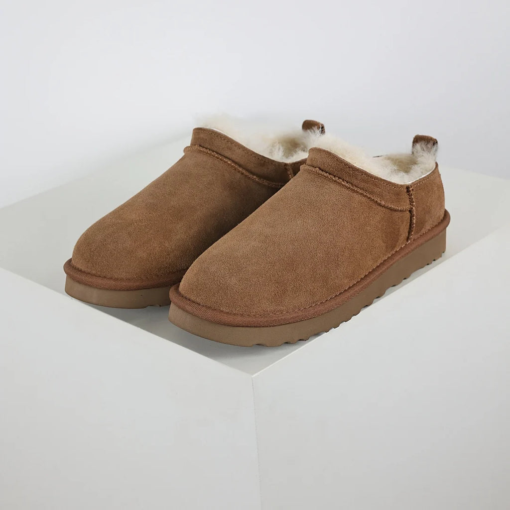UGG Classic Ultra Mini Boot – Chestnut | Shearling-Lined Women's Slip-On Ankle Boot