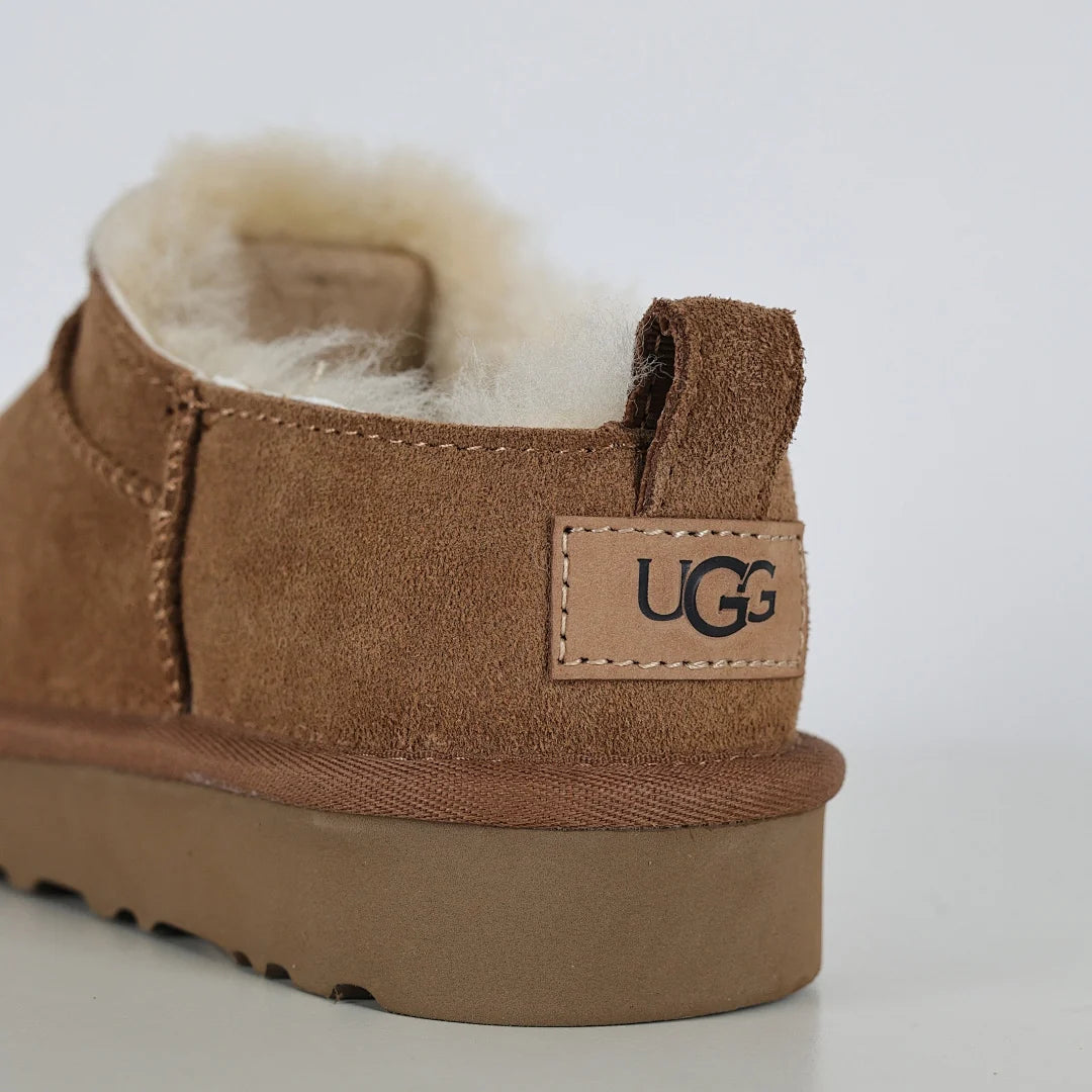UGG Classic Ultra Mini Boot – Chestnut | Shearling-Lined Women's Slip-On Ankle Boot