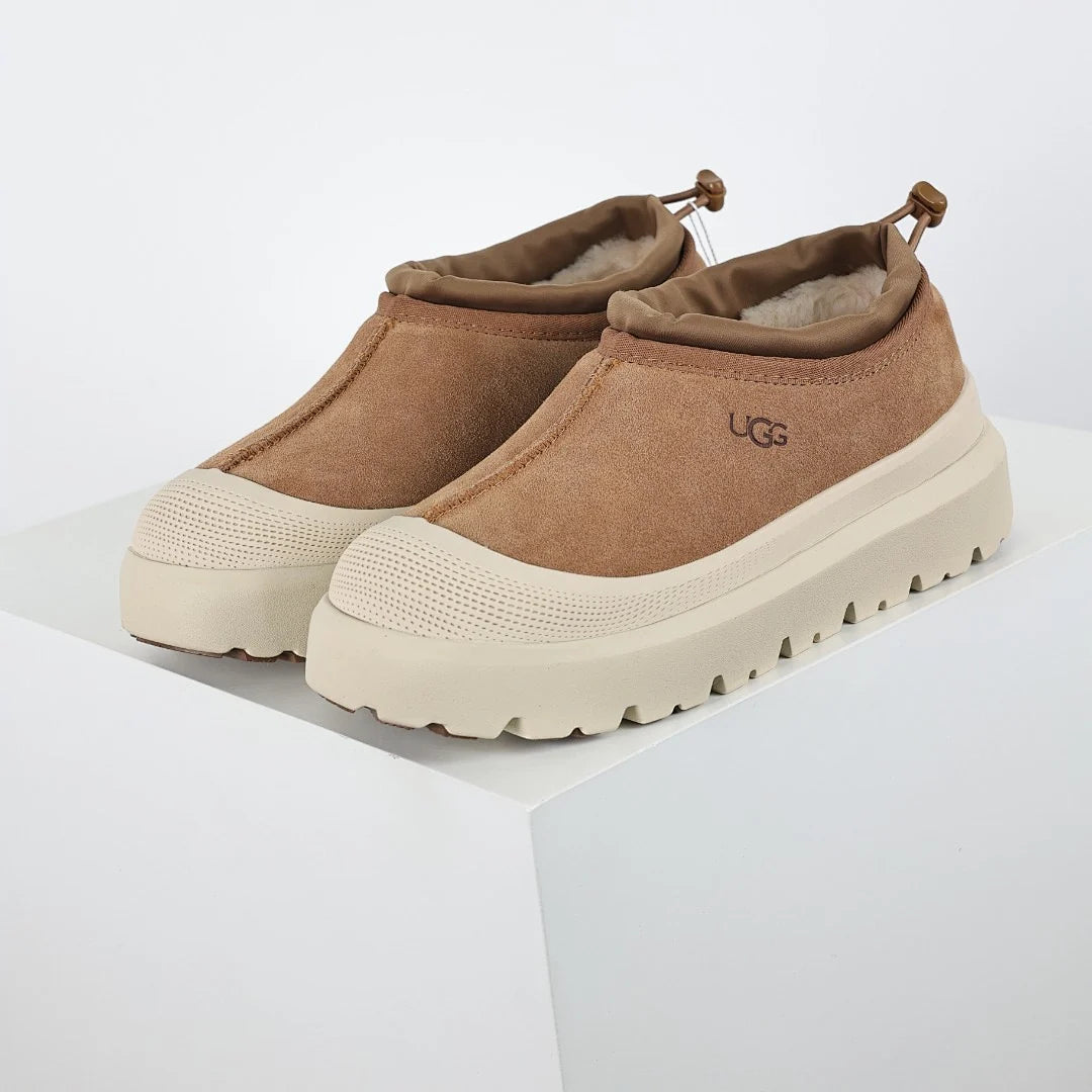 UGG Tasman Platform Slip-On – Chestnut | 4cm Platform Unisex Sneaker Mule