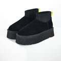 UGG Classic Mini Platform Boot – Black | 5cm Platform Women's Ankle Boot with Stretch Cuff