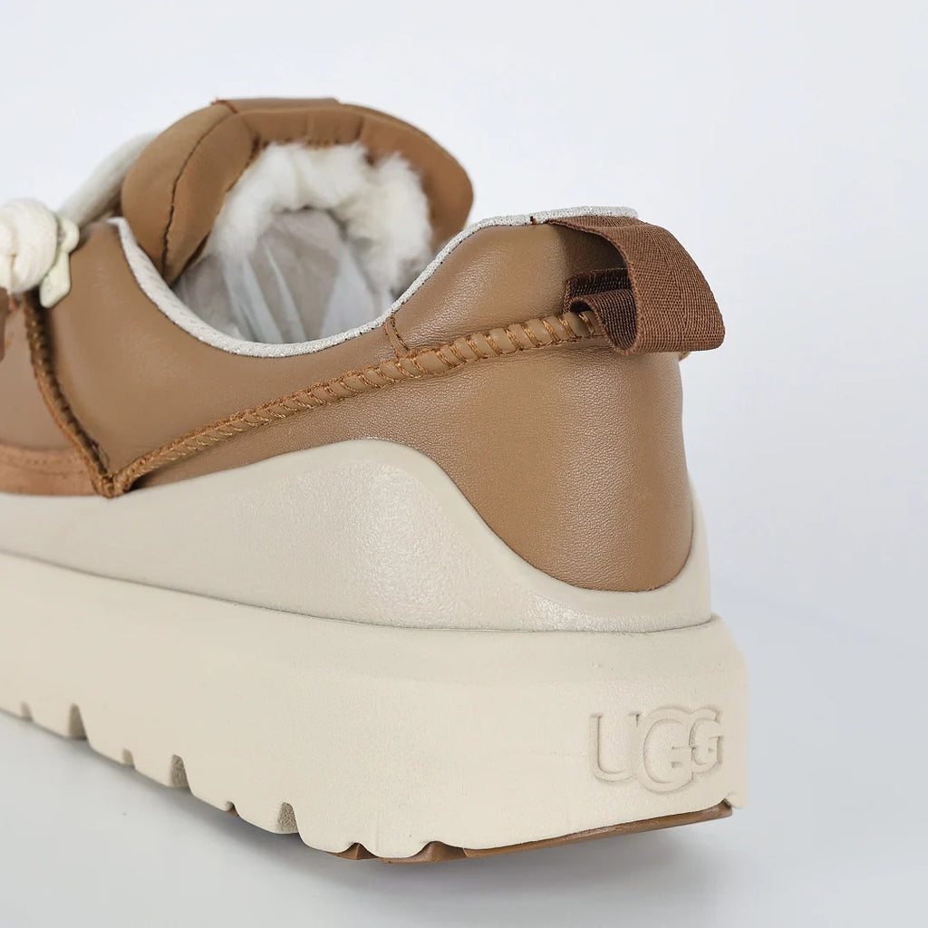 UGG Women's Platform Lace-Up Sneaker – Tan & Cream
