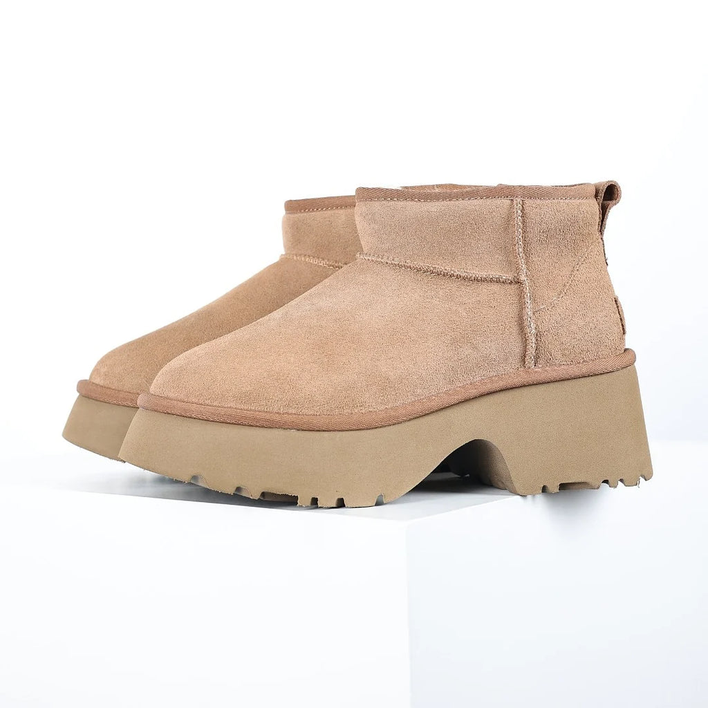 UGG Classic Ultra Mini Platform Boot – Sand | 5cm Sawtooth Platform Women's Ankle Boot