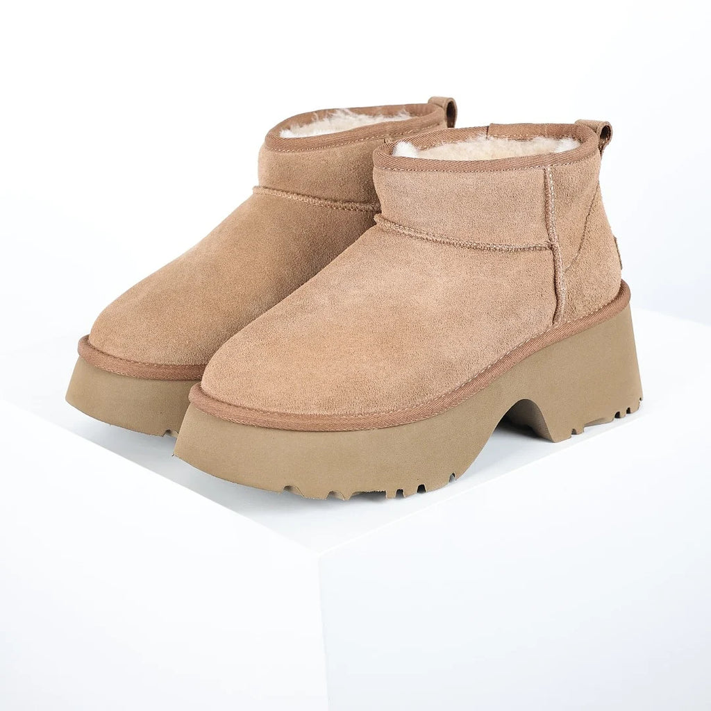 UGG Classic Ultra Mini Platform Boot – Sand | 5cm Chunky Sole Women's Winter Boot