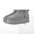 UGG Classic Ultra Mini Platform Boot – Grey | 5cm Tonal Platform Women's Ankle Boot