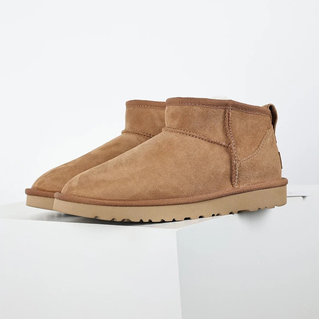 UGG Classic Ultra Mini Boot – Chestnut | Shearling-Lined Unisex Ankle Boot