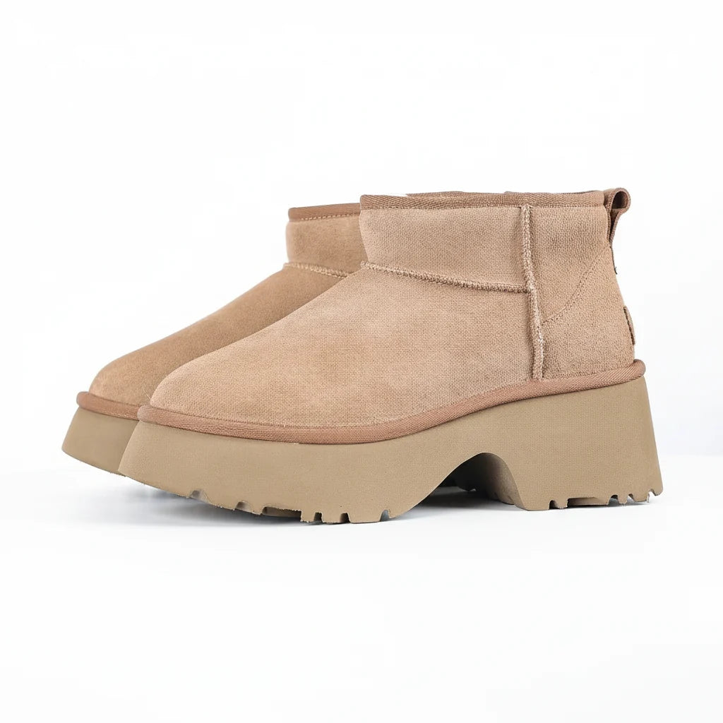 UGG Classic Ultra Mini Platform Boot – Sand | 5cm Chunky Sole Women's Winter Boot