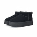 UGG Platform Short Snow Boots – Black | Warm-Lined Women's Winter Boots